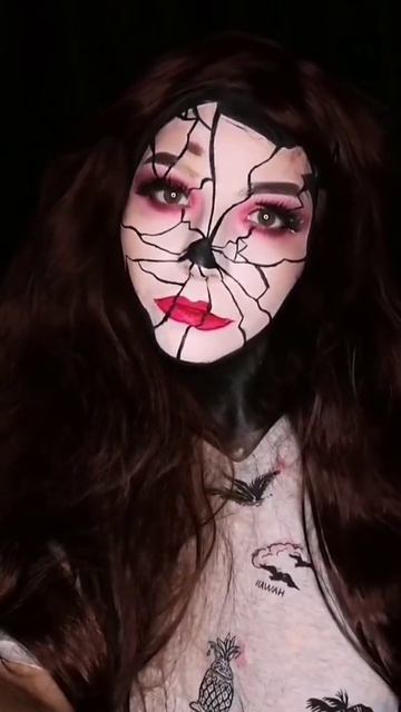 Образ(макияж) разбитая кукла