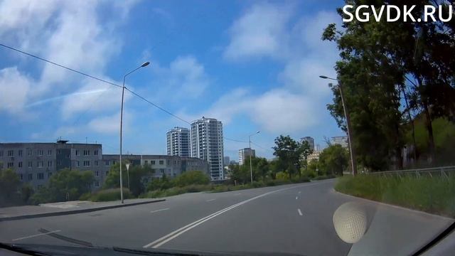 Каплунова. Экзаменационный маршрут ГИБДД № 3 Невельского. г. Владивосток