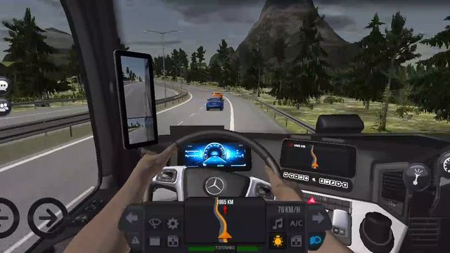 Truck Simulator : Ultimate: купил Мерседес тягач 🚛 и поехал глатко нормально 👌