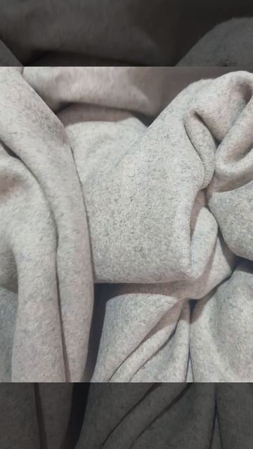 Пальтовая шерсть серо-бежевая ИТАЛИЯ