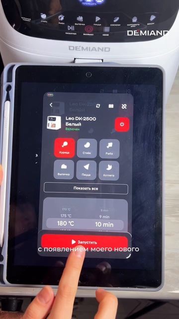 Закуска из крабовых палочек за 15 минут в аэрогриле Demiand