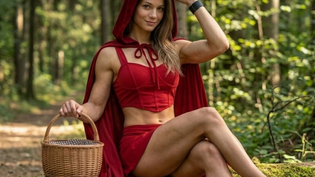 Фитоняшка / Косплей / Красная шапочка / Часть 2 / Нейрофотосет