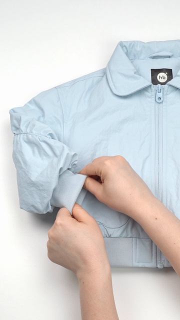 88367_Куртка-бомбер_light Blue | Happy Baby