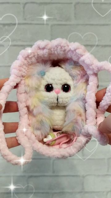 Зайка малышка с люльке