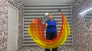 Пои со шлейфами Круговые движения