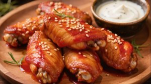 Сочные куриные крылышки в духовке