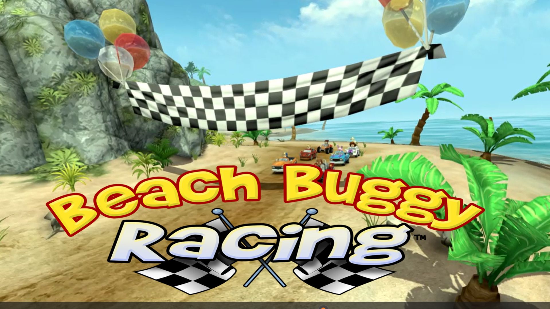 Гонки Beach Buggy Racing. Детская игра про машинки. PS4