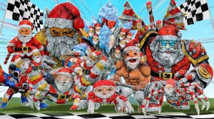 КТО БЫСТРЕЕ? из ВСЕХ НОВЫХ БОССОВ МЕМОВ ГУ ГУ ГАГА САНТЫ в Garry's Mod!