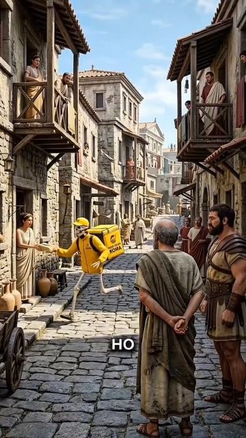 Яндекс курьер в древнем Риме