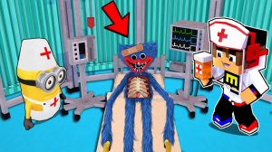 КАК ВЫЛЕЧИТЬ ХАГГИ ВАГГИ Poppy Playtime в МАЙНКРАФТ ! ДЕВУШКА НУБ И ПРО ВИДЕО ТРОЛЛИНГ MINECRAFT