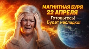 МАГНИТНЫЕ БУРИ 22 АПРЕЛЯ! К ЧЕМУ СТОИТ ГОТОВИТЬСЯ?