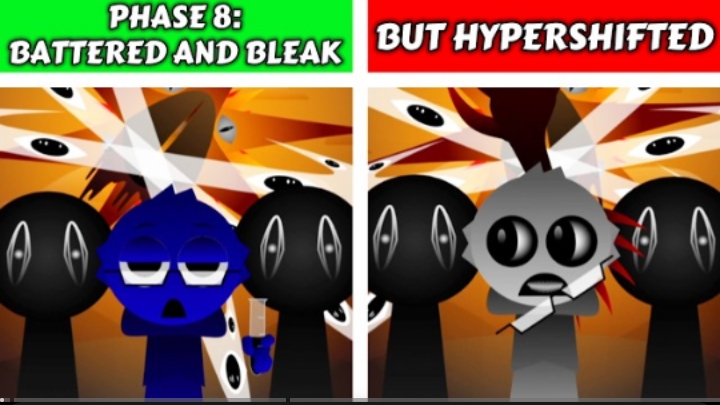 Sprunki Phase 8: Bettered And Bleak против но Hyper Shifted