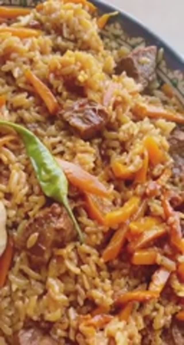 Плов из говядины.