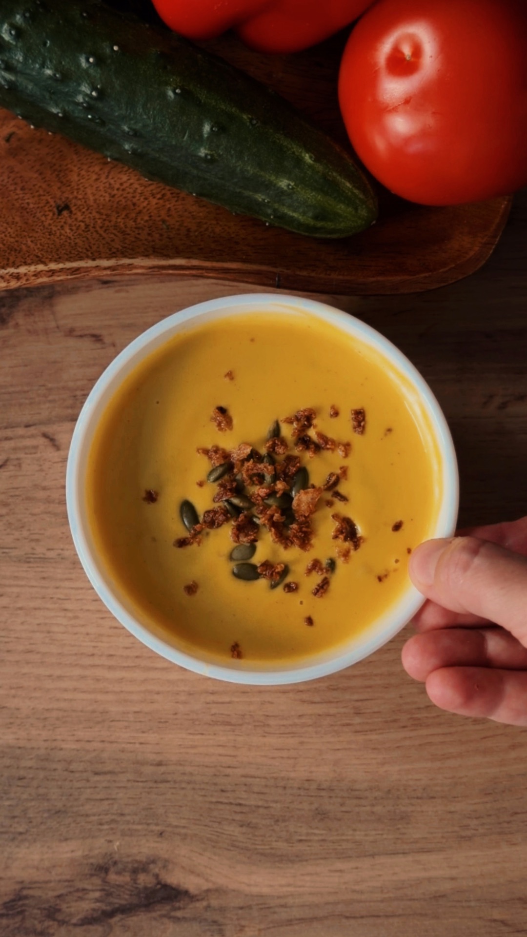 Тыквенный крем-суп в блендере Demiand