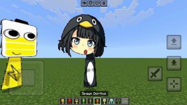 АНИМИРОВАННЫЙ ГУГУ ГАГА SPRUNKI OC NEXTBOTS АДДОН В MINECRAFT PE СПРУНКИ