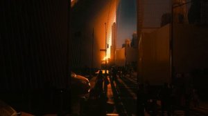 В городе шумном