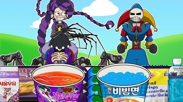 ГЛАВА 5, НО ВСЁ НАОБОРОТ 😱 /POPPY PLAYTIME /МУКБАНГ БАТТЛ В МАГАЗИНЕ | ASMR