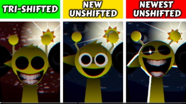 Sprunki TRI-SHIFTED против New Unshifted против новейший Unshifted