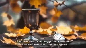 Чудесная песня. Вчера был май..Сегодня-седина...