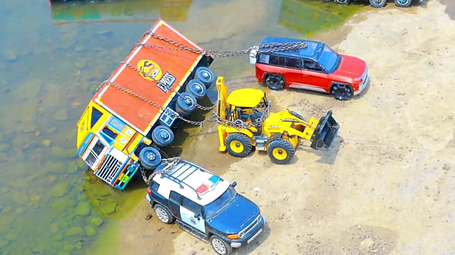 Мультики для мальчиков. Мультики про машинки. Тяжелая спецтехника. Аварии и падения в воду