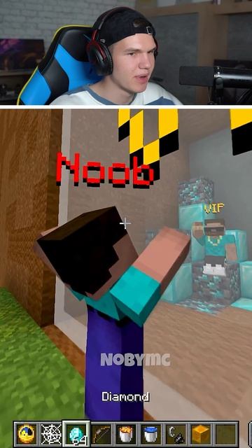 Спасаю ВСЕХ в Майнкрафт! 😂 #shorts #шортс #minecraft #майнкрафт