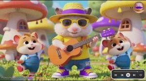 🐹МУЛЬТИК-ПЕСЕНКА: ХОМЯЧОК КРОХА И ГИТАРА🎸 | Развивающие детские песни и мультики