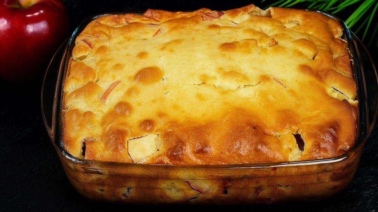 Яблочный Пирог, который Тает во Рту! Готов за 5 Минут — Просто, Быстро и Без Заморочек!