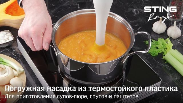 Погружной блендер STINGRAY ST-KP2224B