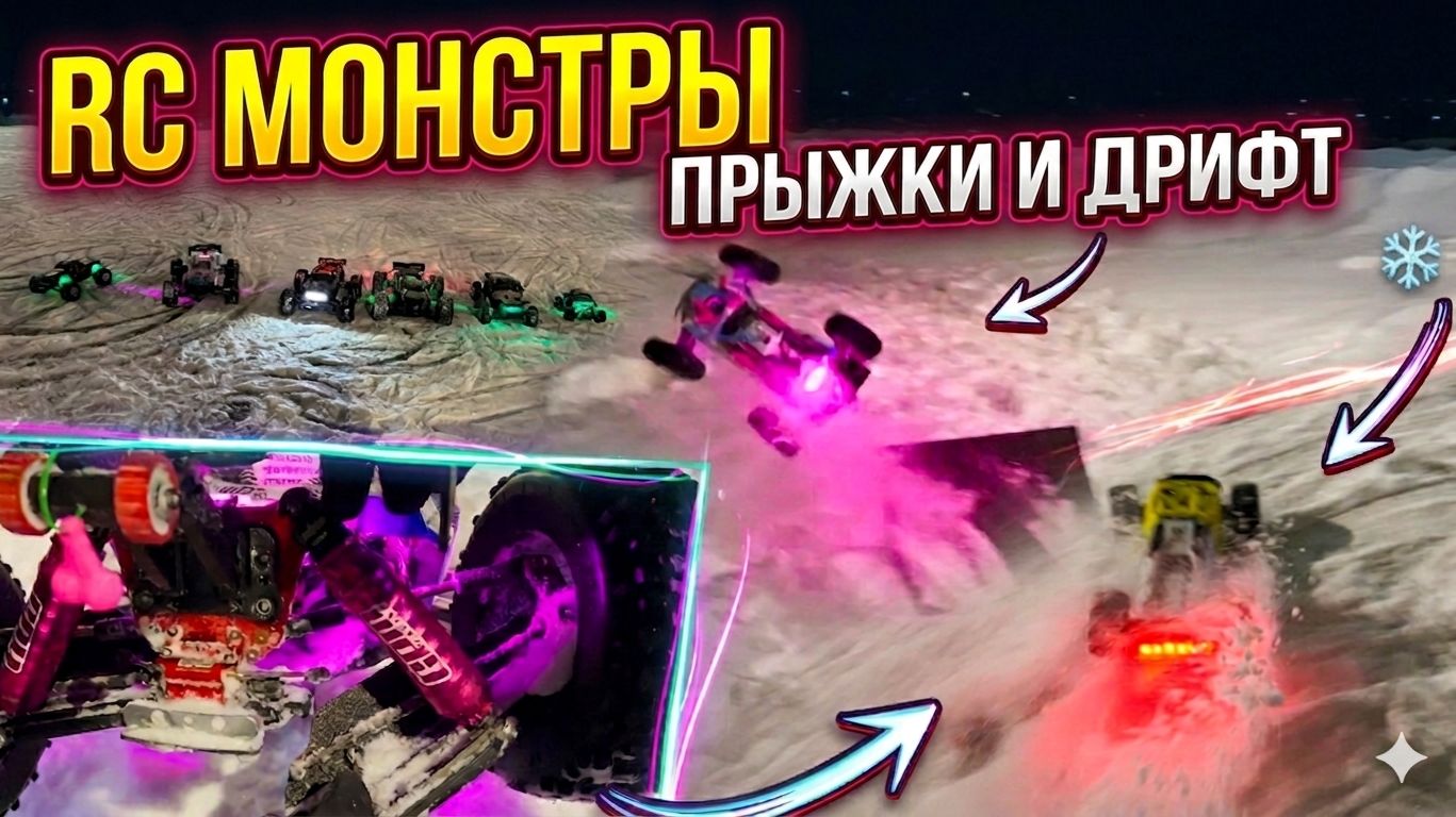 СЛОМАЛИ ARRMA KRATON И NOTORIOUS?? TRAXXAS SLEDGE И KKPIT НА СВЯЗИ. ПРЫЖКИ И ДРИФТ В ПАРКЕ.