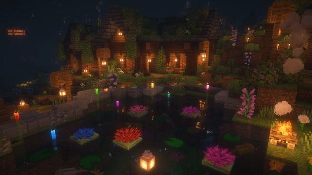 Тебе нужно расслабиться(музыка Minecraft с дождём и огнём)