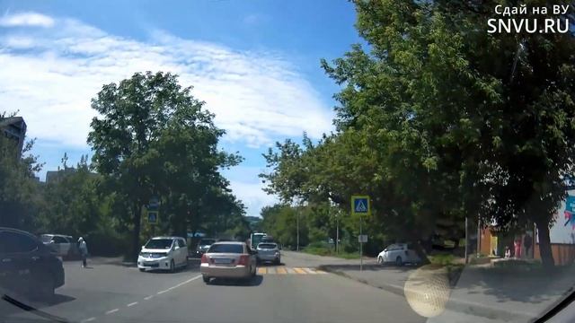 Постышева. Экзаменационный маршрут ГИБДД № 2 БАМ. г. Владивосток