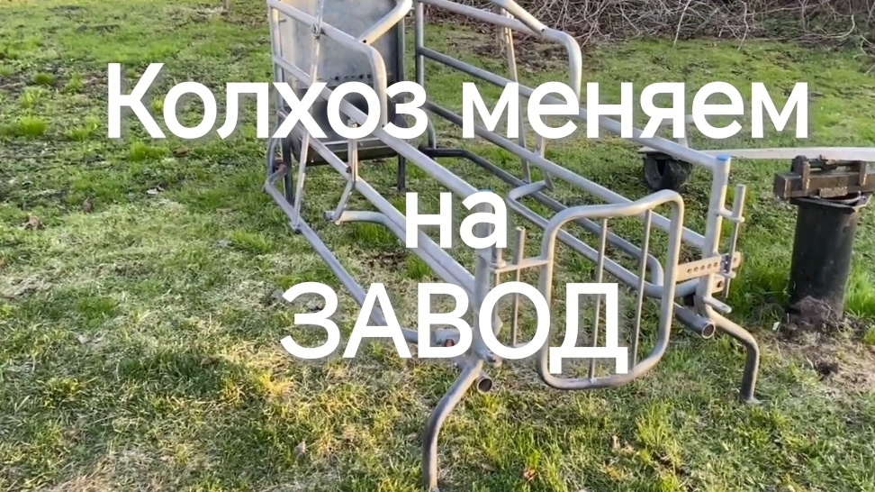 Колхоз меняем на завод Станки для опороса 21-04-2026