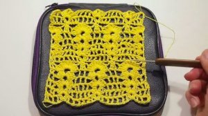 Красивый ажурный узор крючком ФОНТАНЫ ПАРИЖА вязание по схеме для начинающих.Вязание видео Урок 142