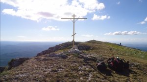 Чатырдаг, подъем на верхнее плато по южной тропе