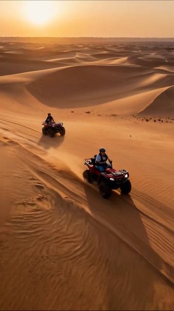 Приключение на квадроциклах в пустыне #пустыня #квадроциклы #путешествия