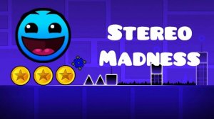 Stereo madness (easy 2 star) Geometry dash