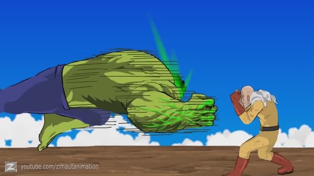 1 Minute Teaser Hulk Vs. Saitama Part 3 - Taming The Beast