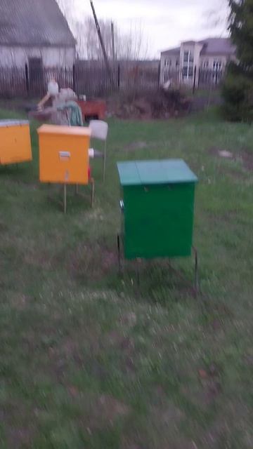 21 апреля.  Ульи почти готовы