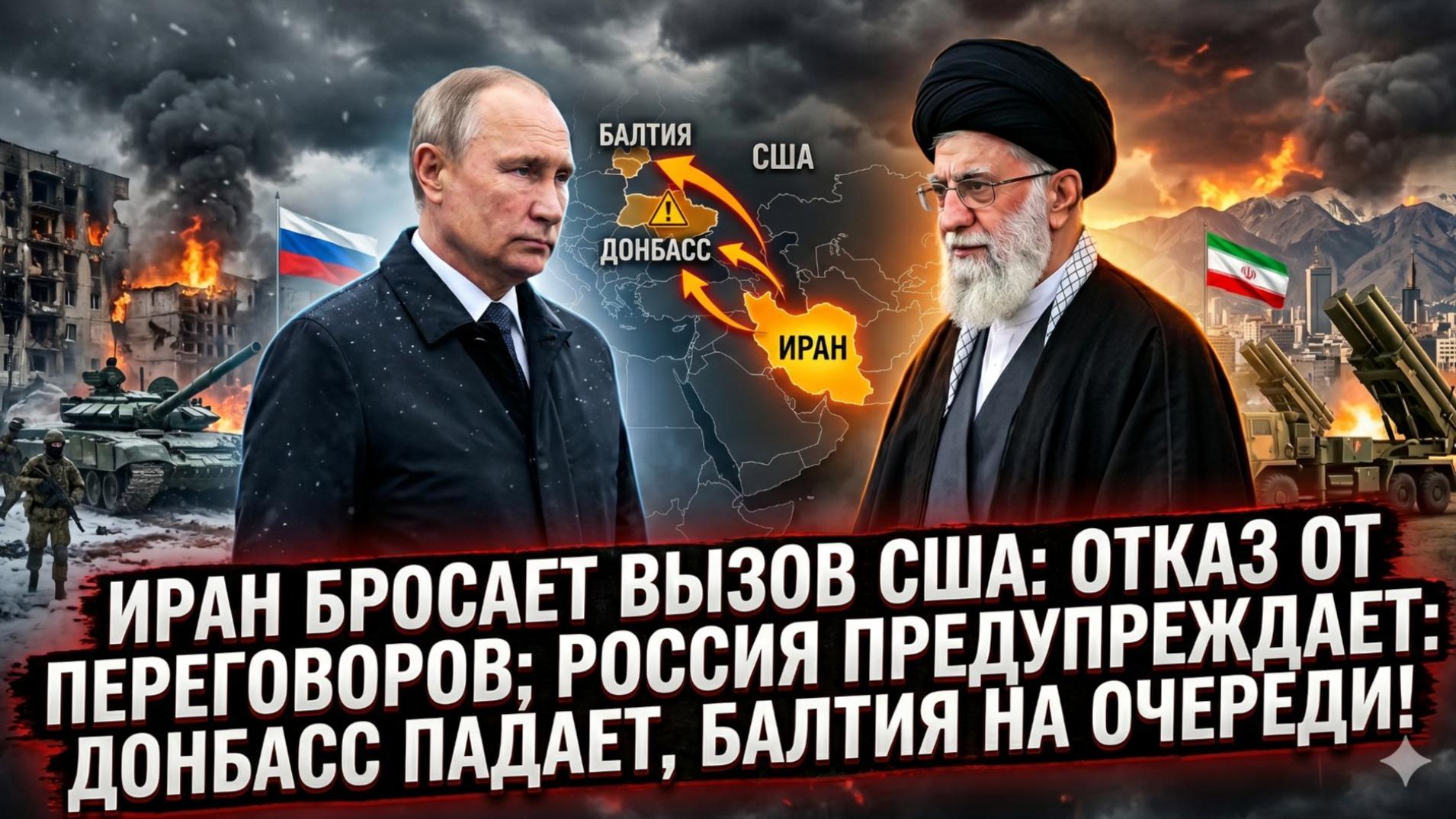⚡Меркурис | Иран отказал США, перемирие рухнет; Россия: «Донбасс падёт - Прибалтика следующая»