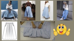 Юбка получилась легкой и воздушной, сшить ее было настоящим удовольствием!