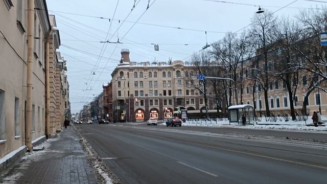 Загородный проспект Питер,зима