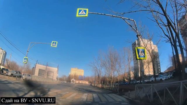 Владивосток. Черняхоского - Окатовая - Спортивная. Экзаменационные маршруты ГАИ Владивосток