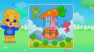 Детский развивающий и познавательный мультфильм, пазлы.