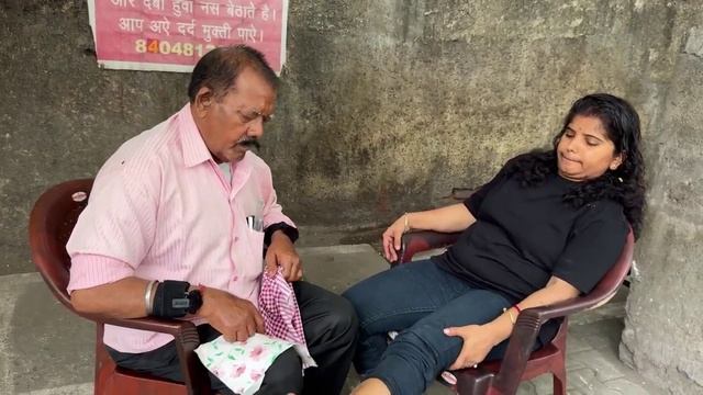 Обезболивающий массаж ног от индийского мастера