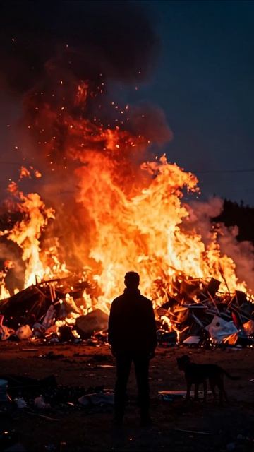 Пепел надежды: когда мир горит дотла #пустота #разрушение #безысходность