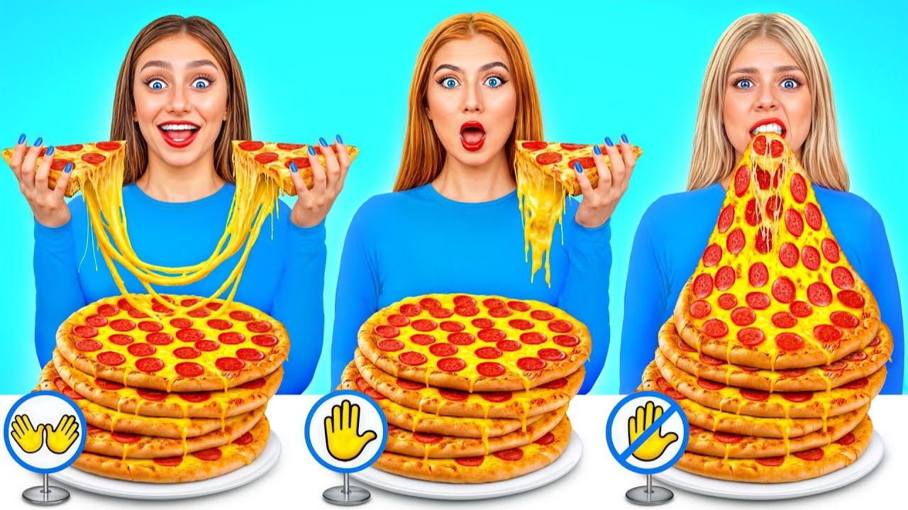 Едим Без рук Vs Одной рукой Vs Двумя руками Челлендж от Candy DO