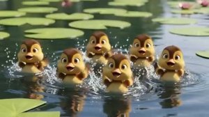 Пять маленьких утят отправляются в путешествие. Мультфильм для детей 2026