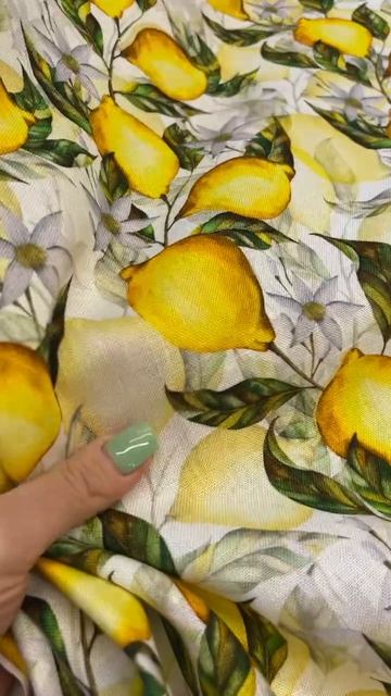 Лен с яркими лимонами от Dolce&Gabbana 🍋
