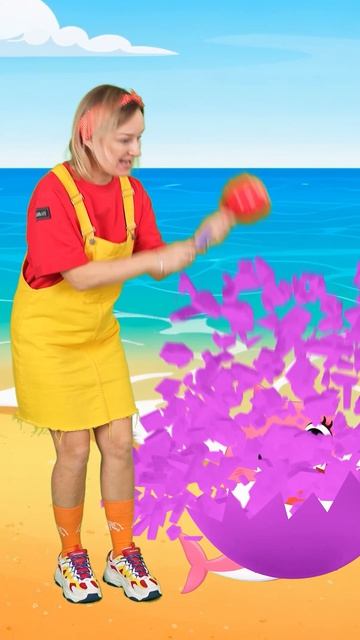 Baby Shark яйцо сюрприз 🦈 | Весёлые песенки для малышей 🎵