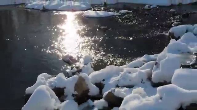 Водопад в дер Камышная Кемерово 10.11.2021